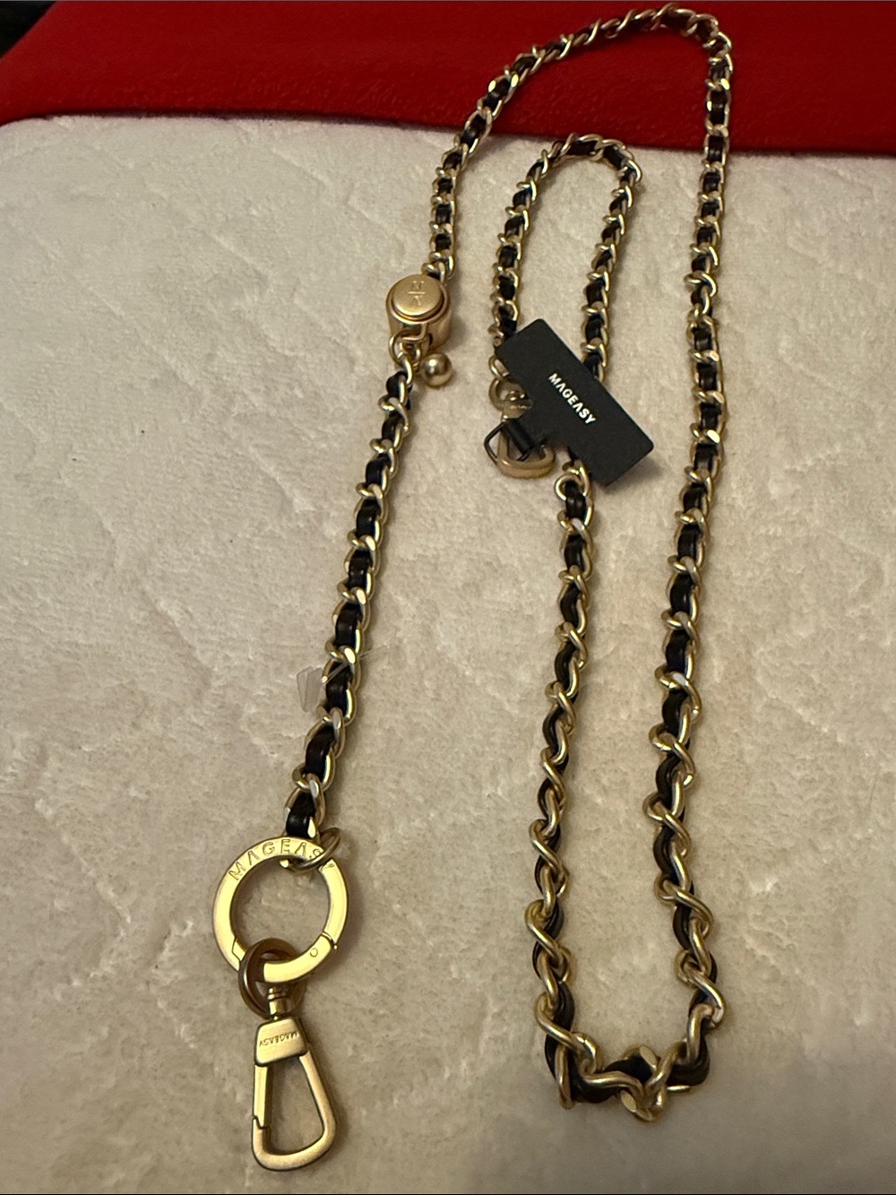 MAGEASY 9mm Chic Chain Strap + Strap Card Phone Lanyard - Picture 5 of 7